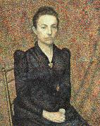 Portrait of Sister, Georges Lemmen